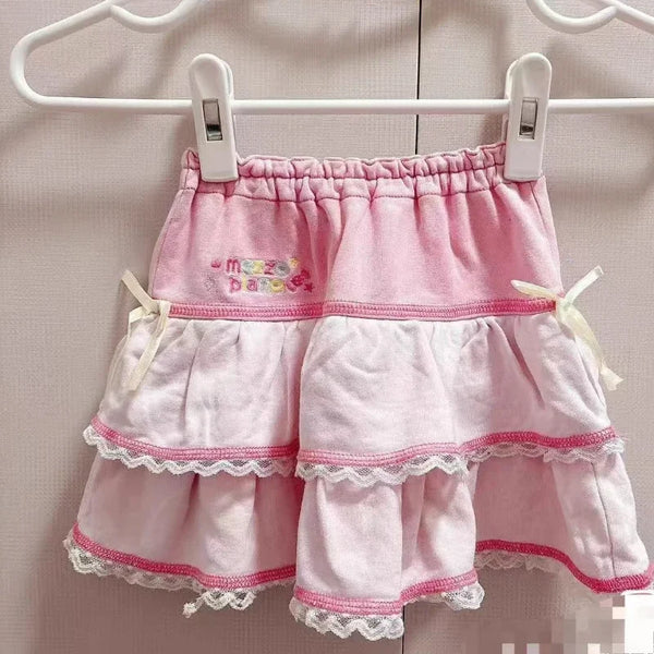 Sweet Pastel Bunny Ruffle Cake Skirt