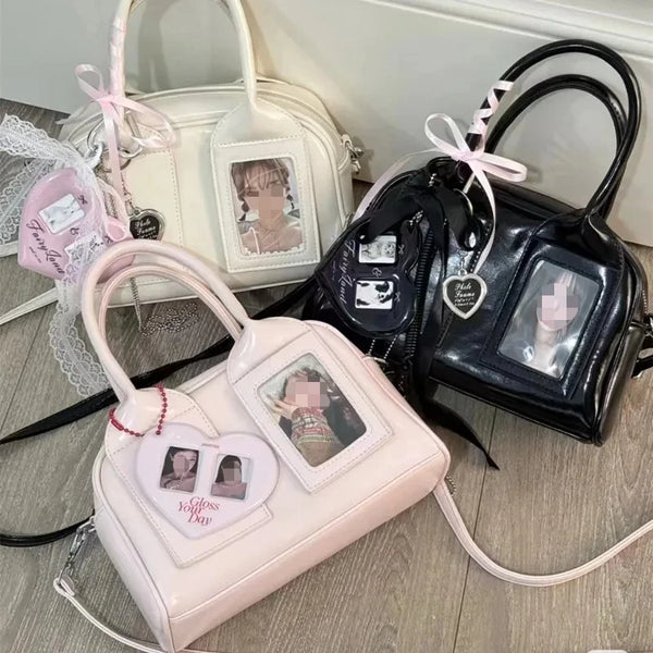 Harajuku Midnight Window Heart Ita Bag