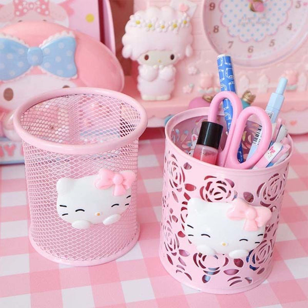 Sanrio Hello Kitty Pink Pen Holder - Juneptune