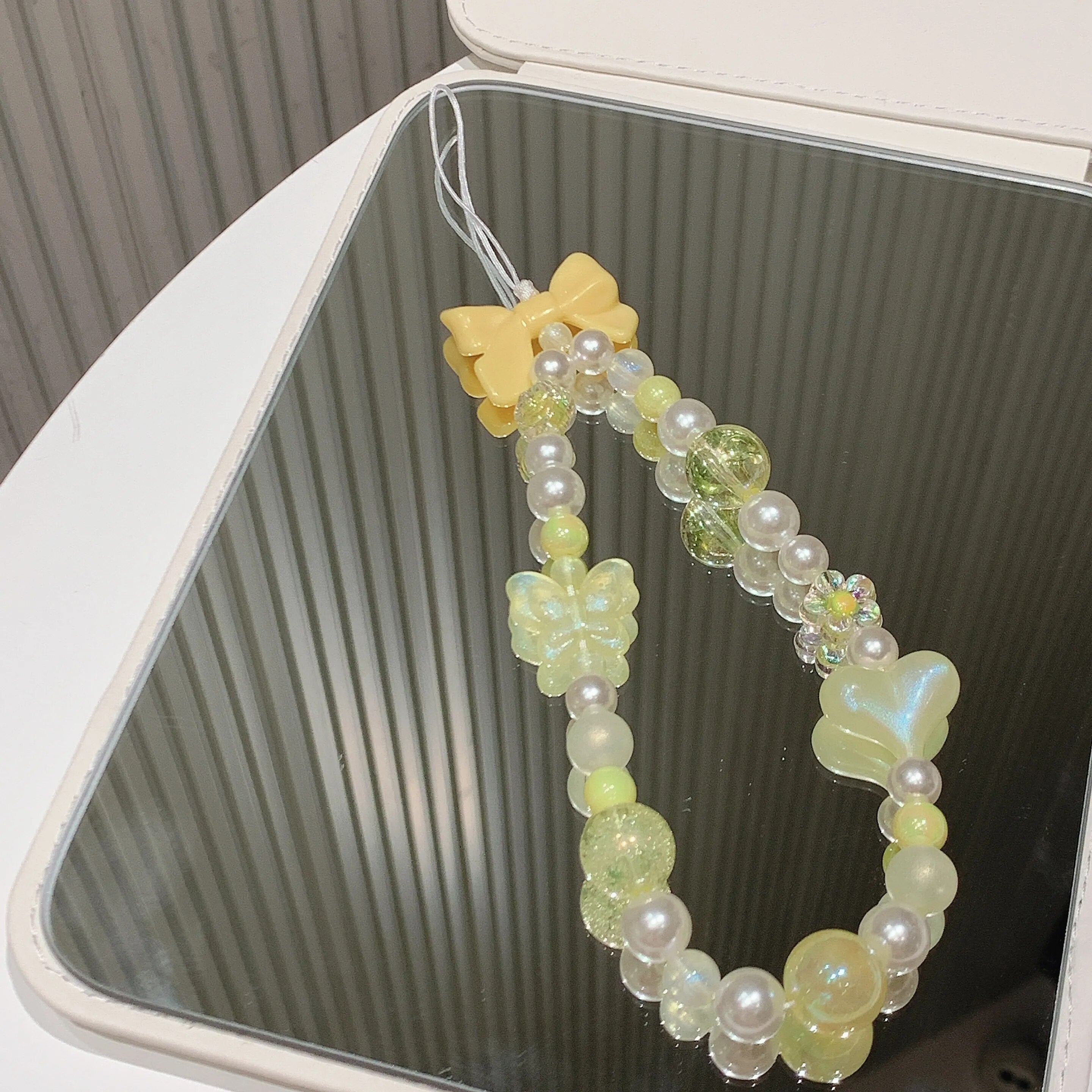Sweet Pastel Beaded Phone Chain – Juneptune