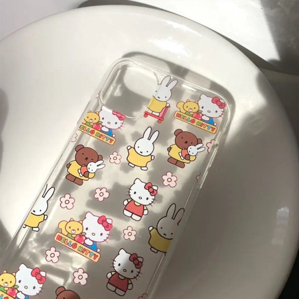Hello Kitty & Miffy iPhone Case