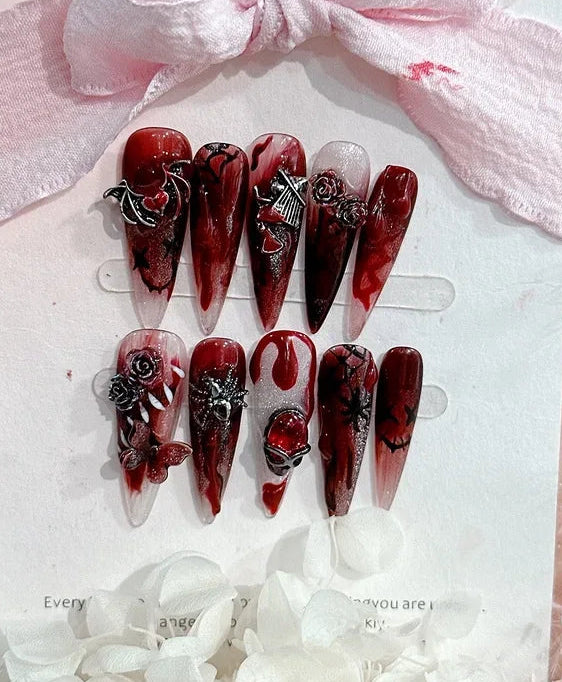 Vampire Heartthrob Nails Set