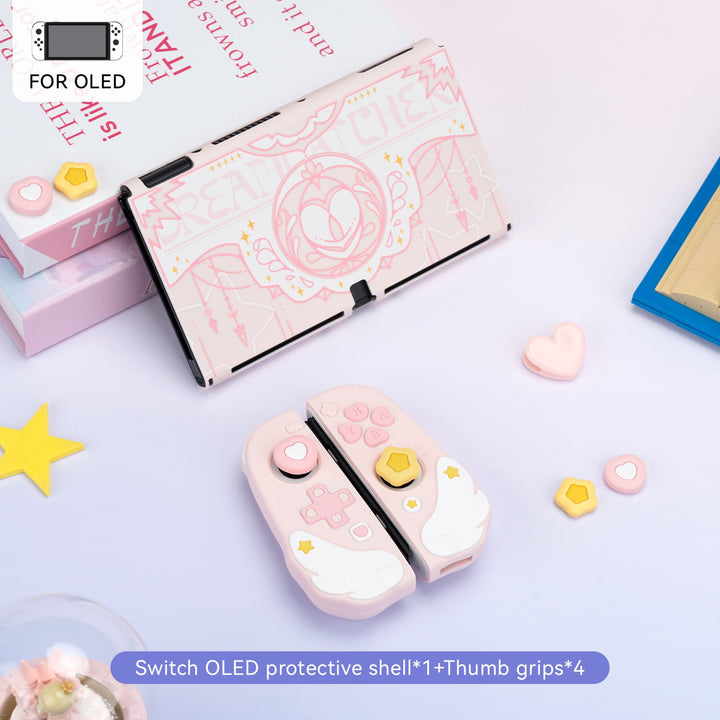 Kawaii Pink Nintendo Switch Protective Case - Juneptune