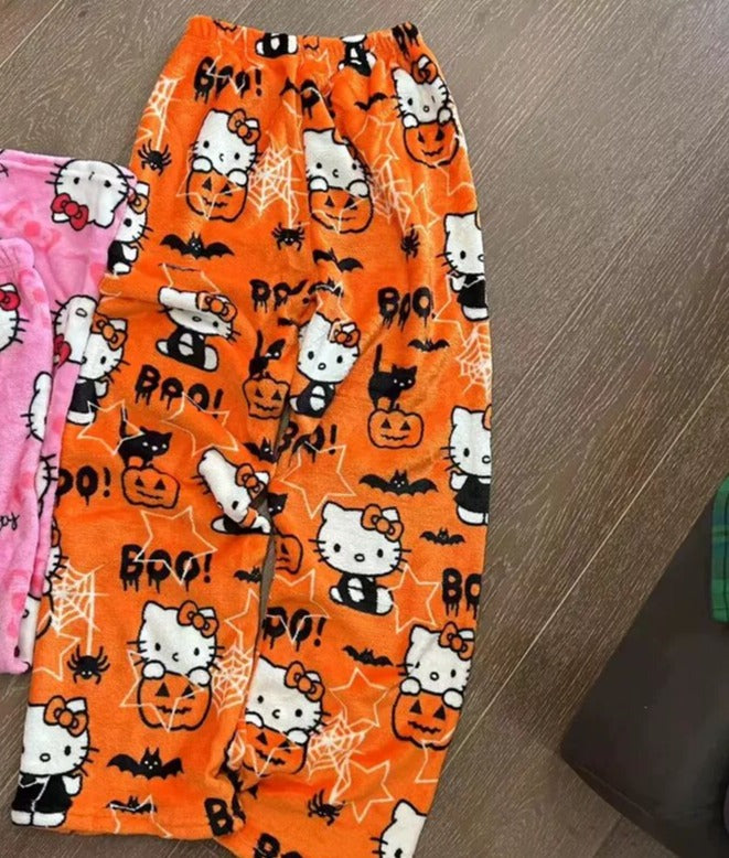 Hello Kitty Halloween Pajama Pants – Juneptune