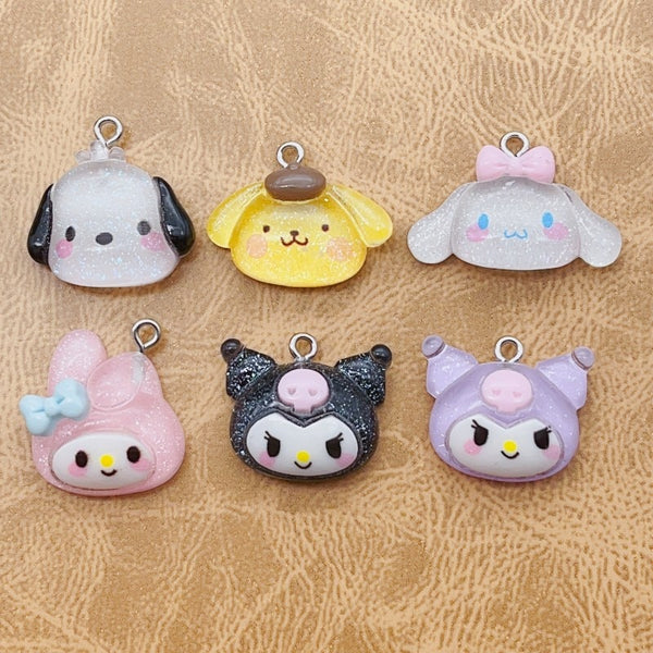 Kawaii Sanrio Shaped DIY Crafting Charms - Juneptune