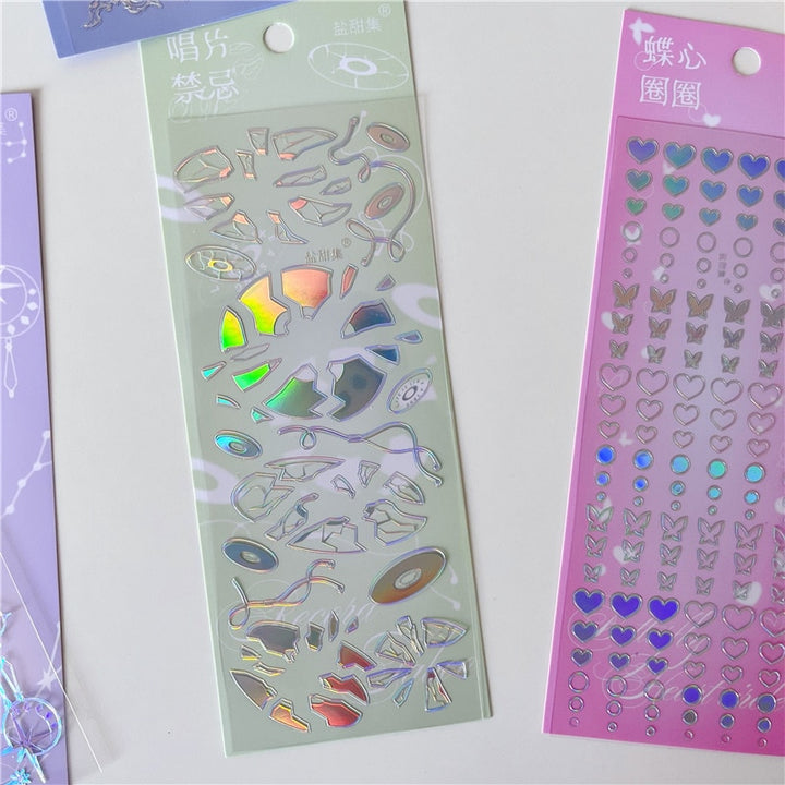 Korean Style Sparkling Stickers - Juneptune