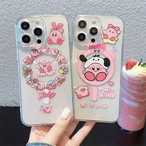 Cute Kirby Clear iPhone Case