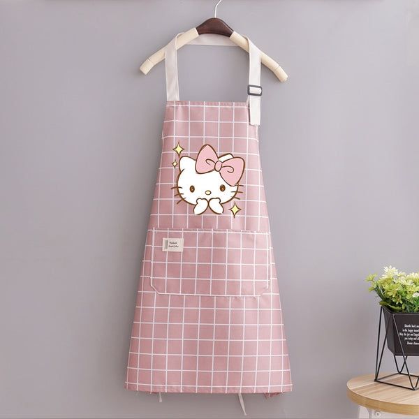 Kawaii Sanrio Hello Kitty Waterproof Apron - Juneptune