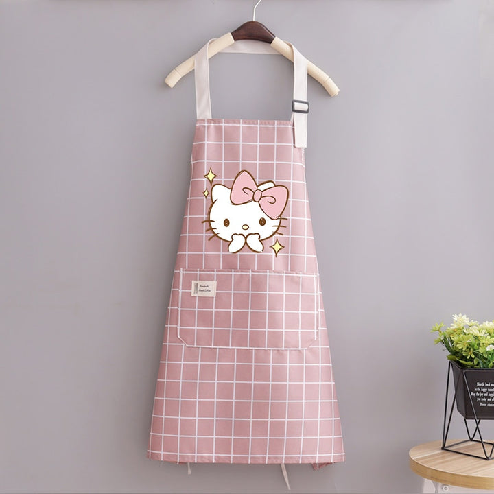 Kawaii Sanrio Hello Kitty Waterproof Apron - Juneptune