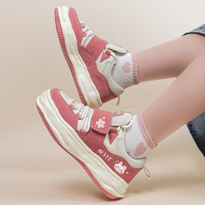 Sakura Bunny Chunky Sneakers - Juneptune