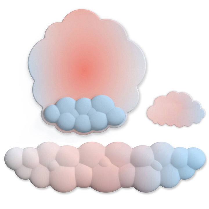 Cute Cloud Bubble Keyboard Wrist Rest - Juneptune