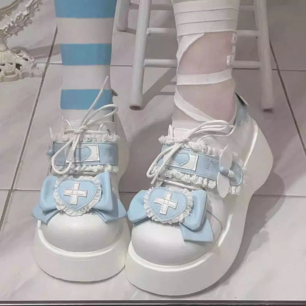 Harajuku Nurse Platform Lolita Shoes