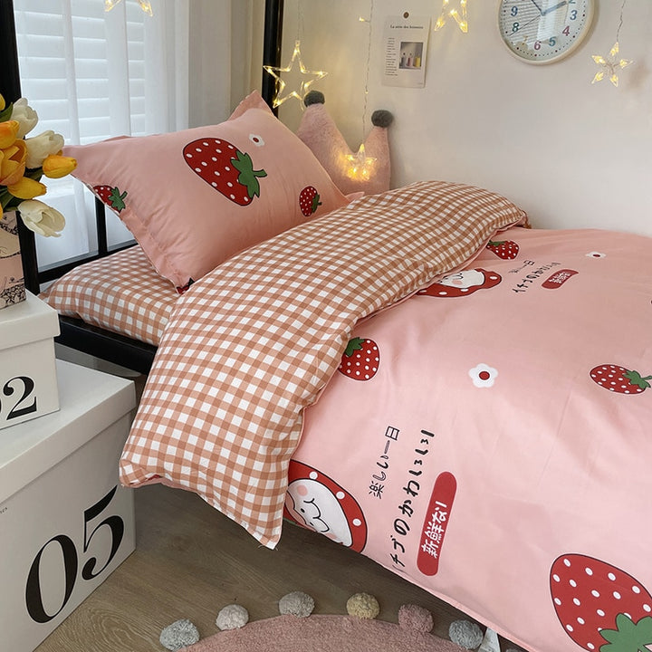 Kawaii Colorful Bedding Set - Juneptune