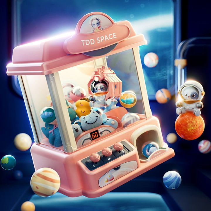 Claw Catcher Doll Machine: Interactive Coin-Operated Toy - Juneptune