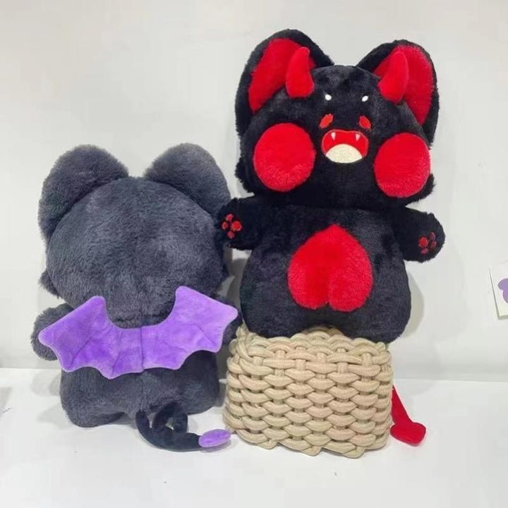 Kawaii Demon Racoon Plushie - Juneptune