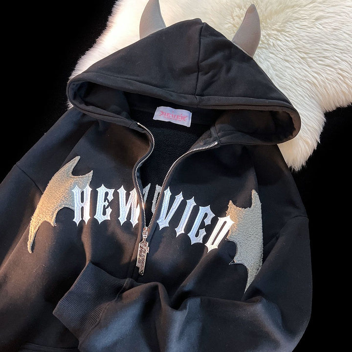 Devil horn hoodie Clearance