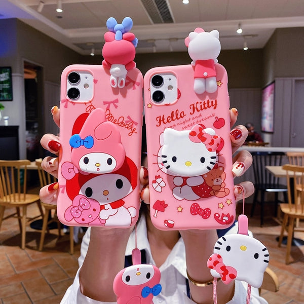 Sanrio Hello Kitty My Melody iPhone Case - Juneptune