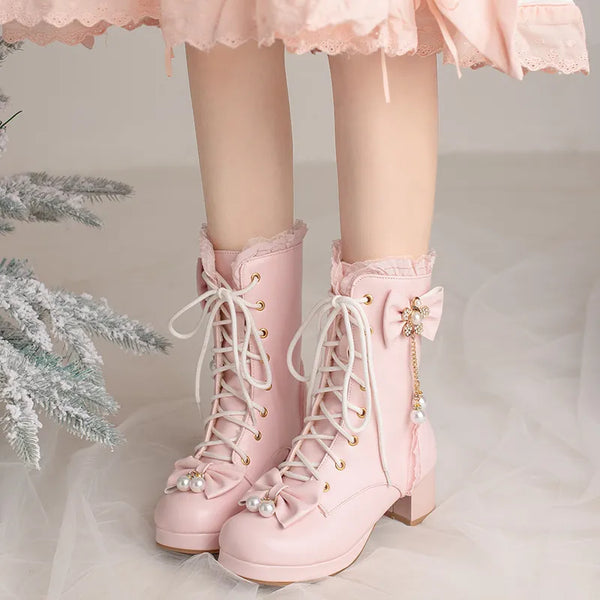 High Heel Princess Boots