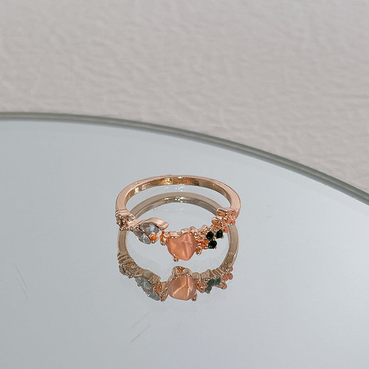 Y2K Fairycore Crystal Rings - Juneptune