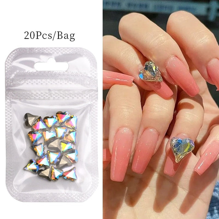 Crystal Astro DIY Nail Beads - Juneptune