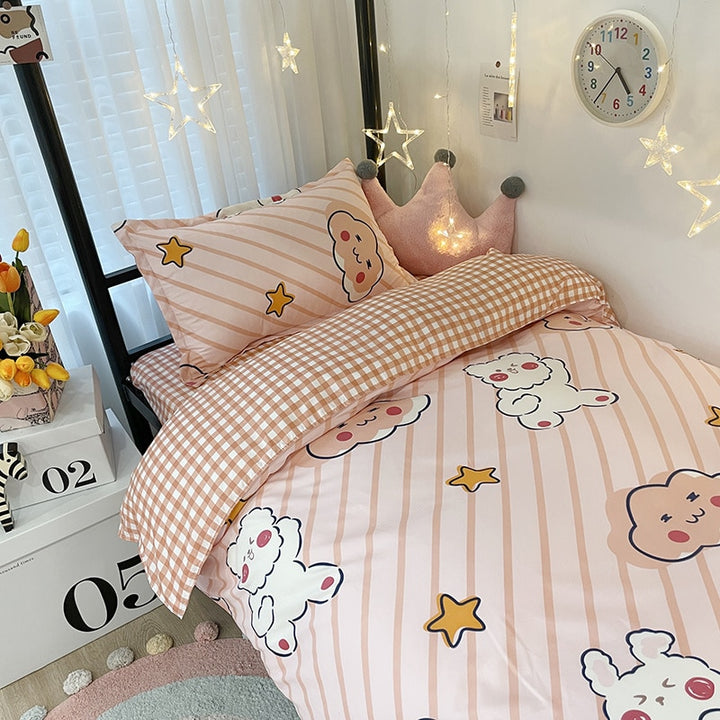 Kawaii Colorful Bedding Set - Juneptune