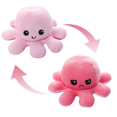 Reversible Cute Octopus Plush Toy - Juneptune