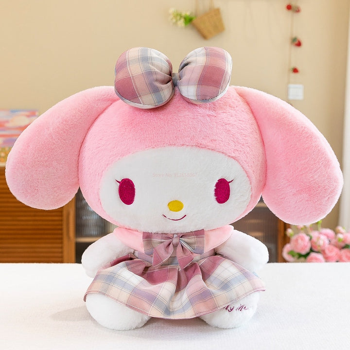 Sanrio Soft Cherry Velvet My Melody Kuromi Stuffed Plush - Juneptune