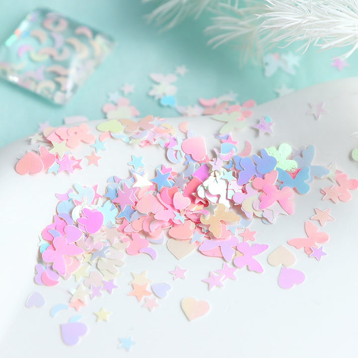 Kawaii DIY Nail Glitter Sequins - Juneptune