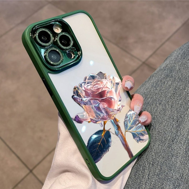 Aesthetic Shiny Rose iPhone Case - Juneptune