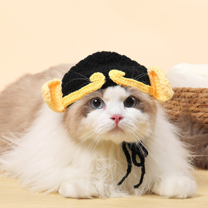 Kawaii Knitted Pet Hat - Juneptune