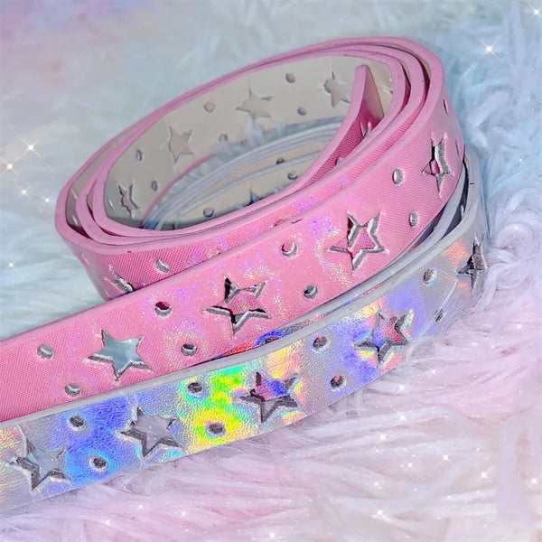 Starry Hologram Lovers Belt Collection