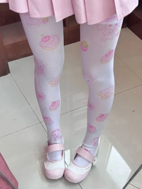 Sweet Bear Donut Kawaii Tights