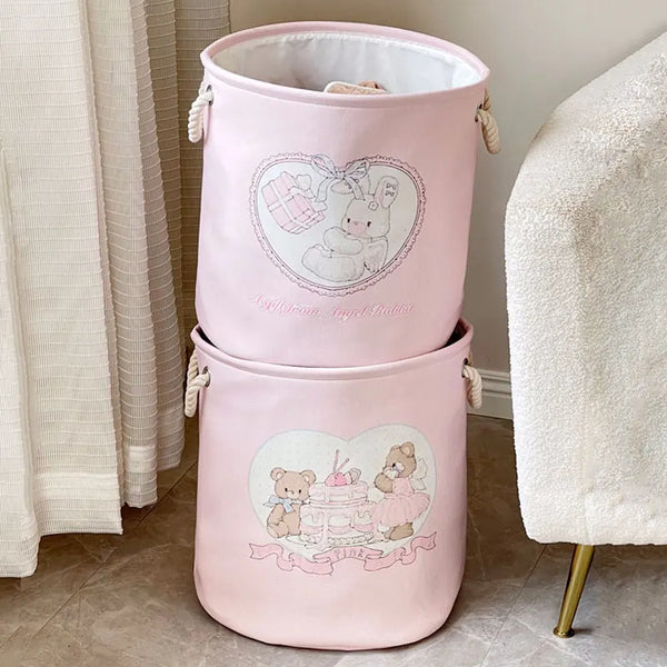 Coquette Pink Laundry Basket