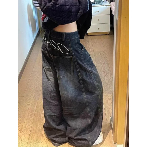 Ultra-Baggy Vintage Wash Street Jeans