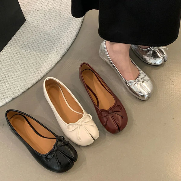 Kawaii Tabi Ribbon Flats
