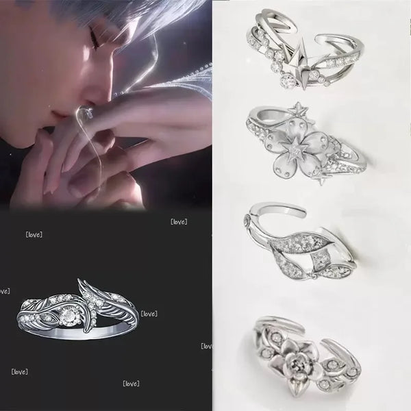 Love And Deepspace Adjustable Wedding Rings