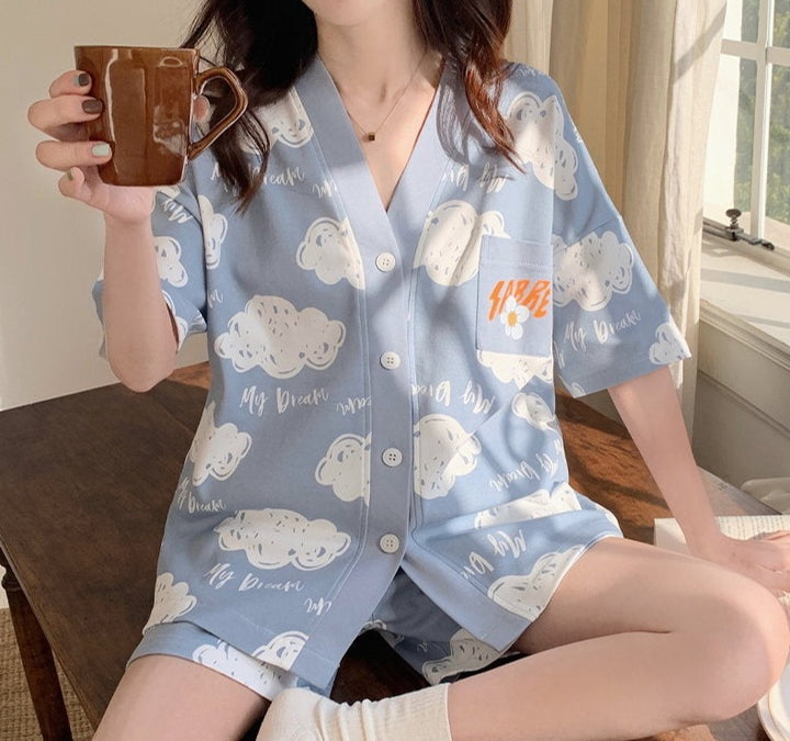 Kawaii Aesthetic Pajama Set - Juneptune