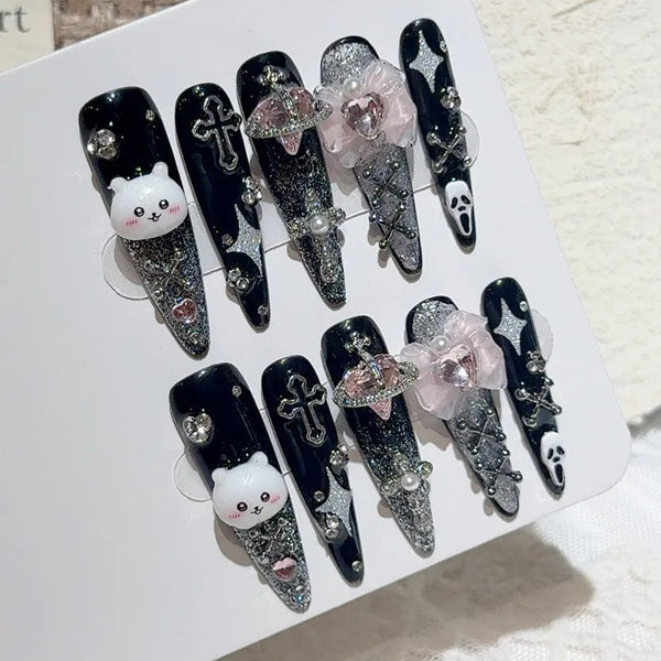 Gothic Chiikawa Nails Set