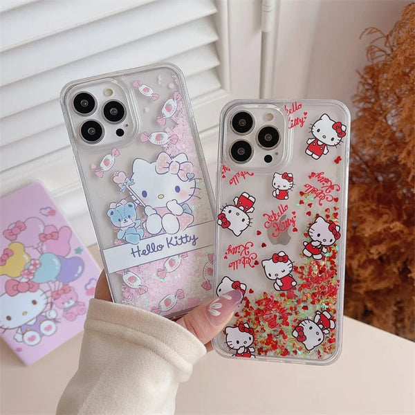 Hello Kitty Glitter iPhone Case