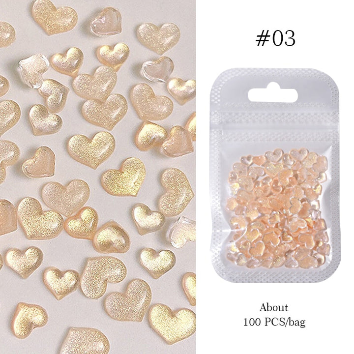 Crystal Love DIY Nail Beads - Juneptune