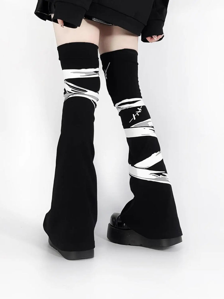 Alt Patchwork Thigh-High Leg Warmers – Juneptune