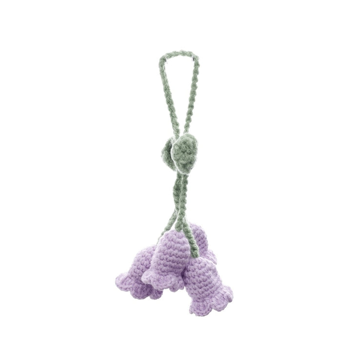 Aesthetic Knitted Flower Keychain - Juneptune