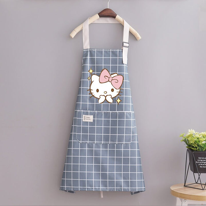 Kawaii Sanrio Hello Kitty Waterproof Apron - Juneptune