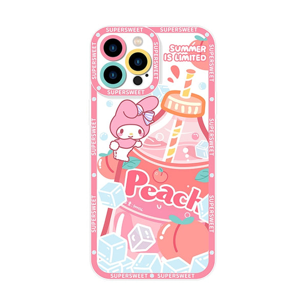 Sanrio Soda Themed Samsung Silicone Phone Case - Juneptune