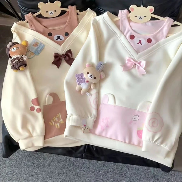 Rilakkuma-Inspired Kawaii Sweater