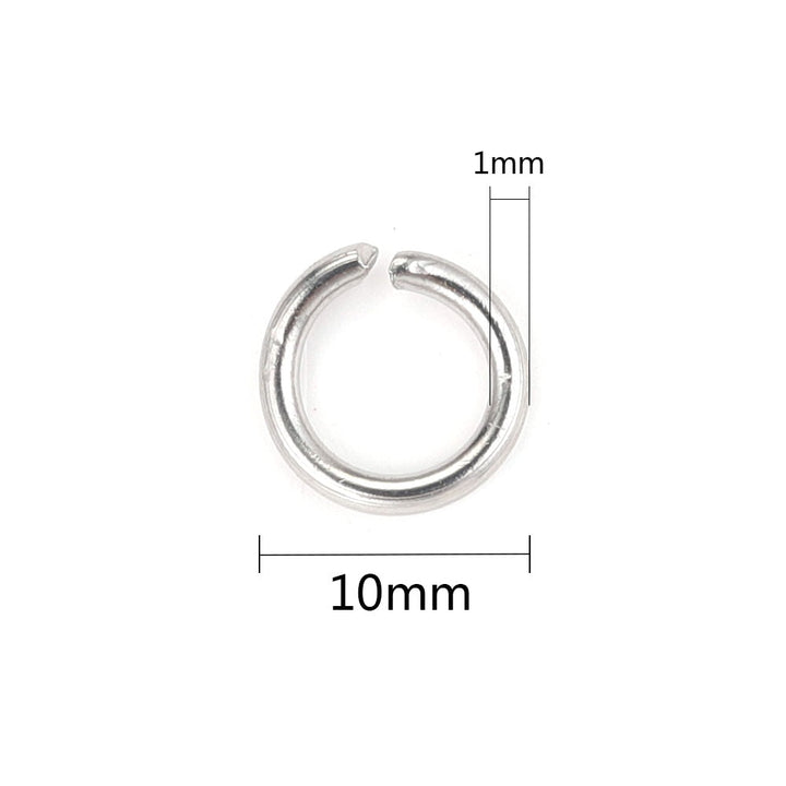 Stainless Steel Open Jump Rings DIY Crafting - Juneptune