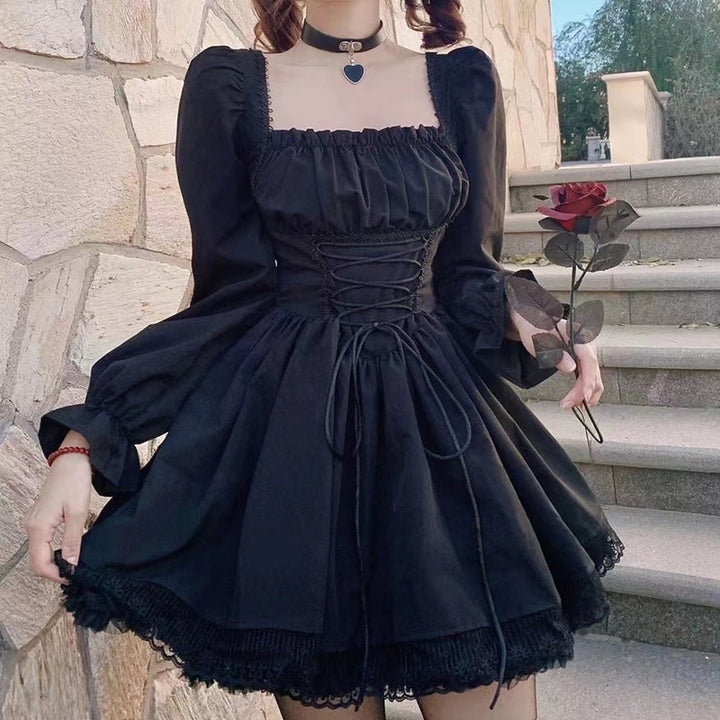 Gothic Lolita Dress With Underskirt - Juneptune