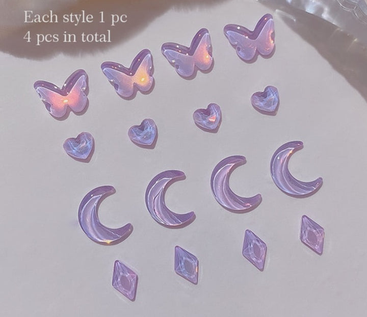 Crystal Astro DIY Nail Beads - Juneptune