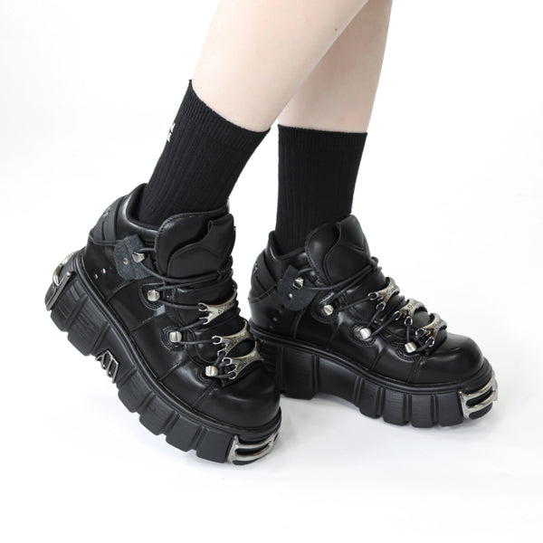 Cyber Spikes Platform Sneakers
