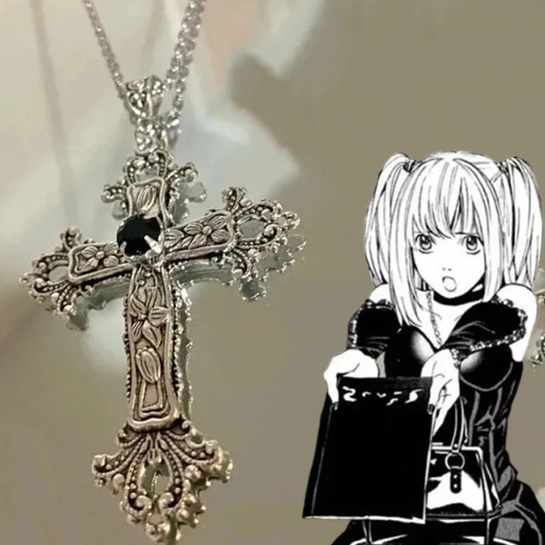 Misa Amane Gothic Cross Necklace